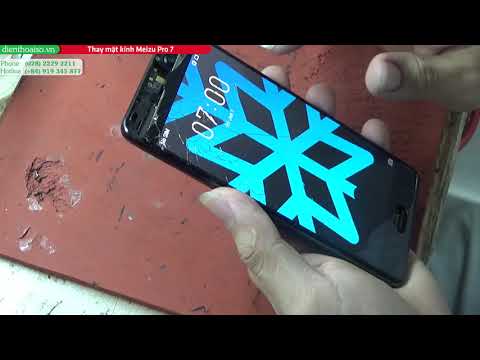 Thay mặt kính Meizu Pro 7