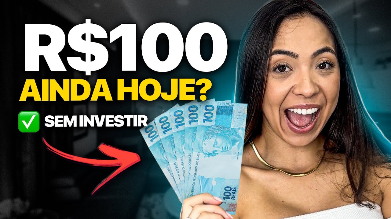 PAGA NA HORA: COMO GANHAR R$100/DIA trabalhando EM CASA | Ganhar dinheiro na internet 2025
