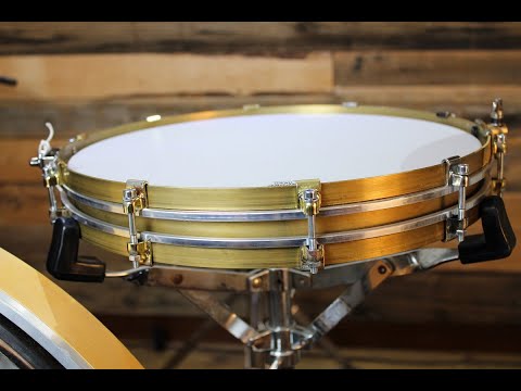 Steeldrum Pancake snare 1,6x14 brass - test