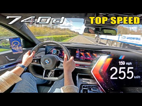 WANT RANGE? GO DIESEL!! 1200KM+ in 4 min // BMW 740d G70 on AUTOBAHN