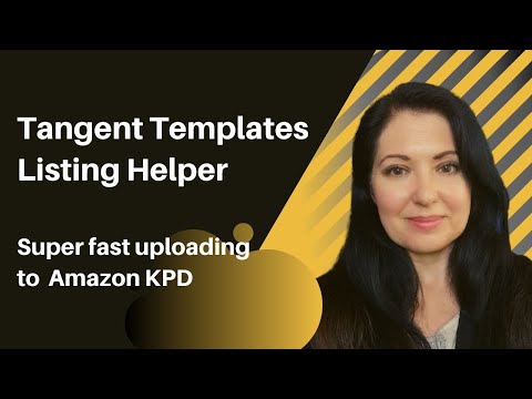 Upload faster on Amazon KDP with Tangent Listing Helper