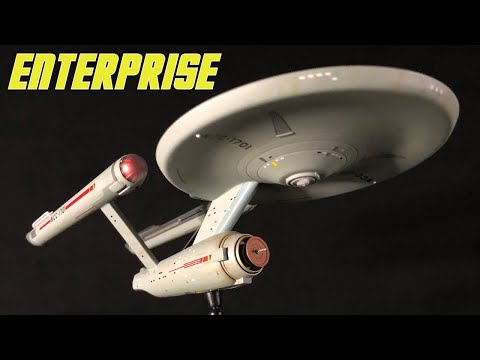 U S S  Enterprise - 1:1000 - Full Build - Polar Lights