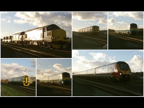 Half an Hour at (170) - Prestatyn 10.2.2016 - class 37 flasks DMU's 221 - delays & chaos on trains
