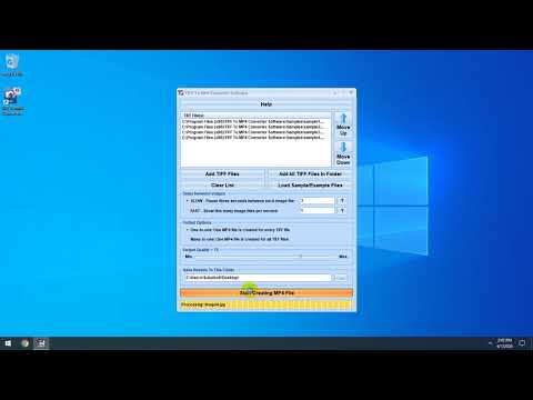 TIFF To MP4 Converter Software
