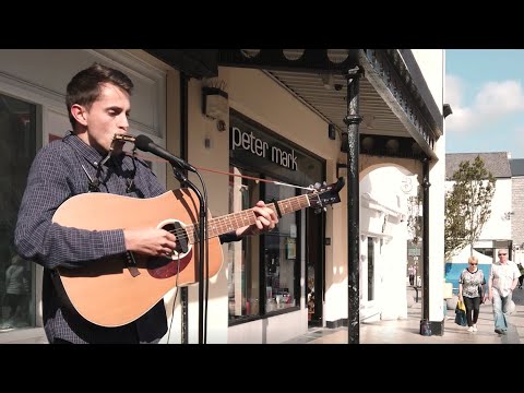 THE PRIDE OF TRALEE TOWN // Kerry folk song // busking in Ireland
