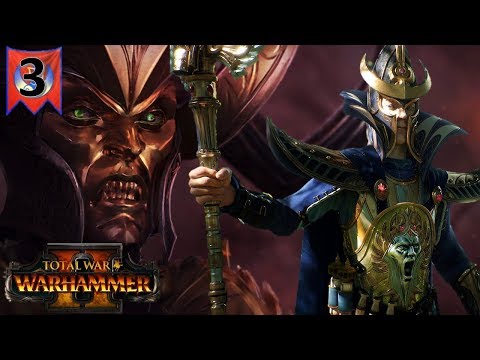 TECLIS vs. MALEKITH - BATTLE AT VAUL'S ANVIL! - Total War Warhammer 2 High Elves Campaign #3