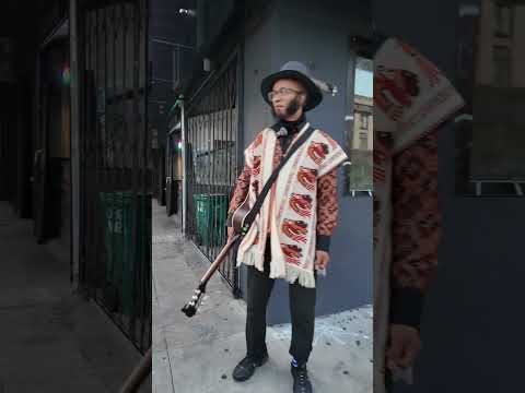 Fantastic Negrito revisits the corner where he used to busk #Grammy #TinyDesk #Blues #Busking