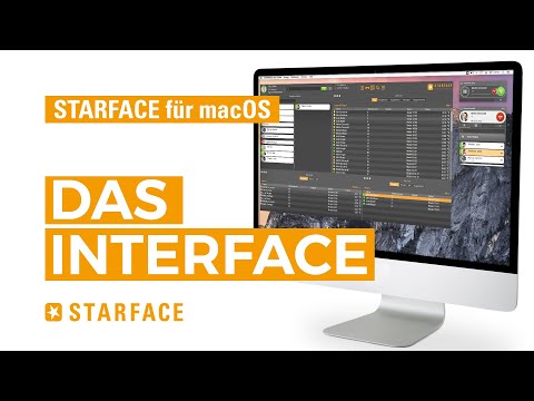 Das Interface - STARFACE UCC Client für macOS - Tutorial