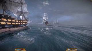 British main fleet engages Spanish main fleet off Gibraltar 720p