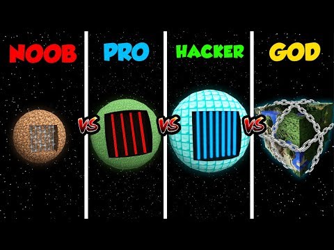 Minecraft NOOB vs. PRO. vs. HACKER vs GOD: PLANET PRISON in Minecraft! (Animation)