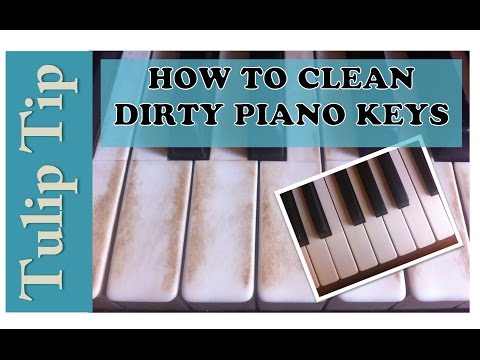 How to Quickly Clean Dirty Piano Keys