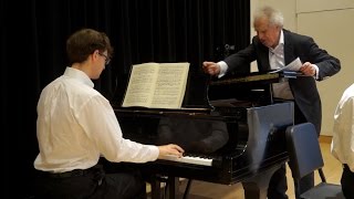 Brahms - Piano Trio no. 3 - 1st movement (Benjamin Zander - Interpretation Class)