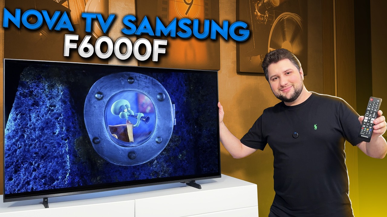 Miniatura da avaliação em vídeo de Smart TV Samsung F6000F 43 Polegadas Full HD