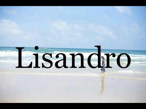 How To Pronounce Lisandro🌈🌈🌈🌈🌈🌈Pronunciation Of Lisandro