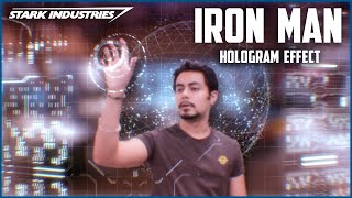 Tony Stark Hologram Effect  Iron Man HUD Effect  C