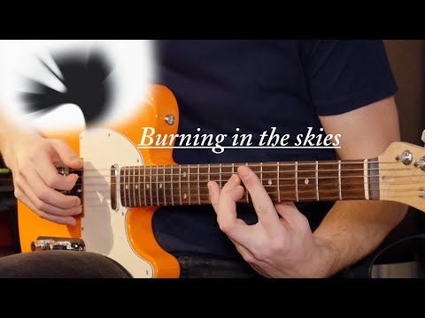 Linkin Park - Burning in the skies - Guitar Cover HD (w. Solo)