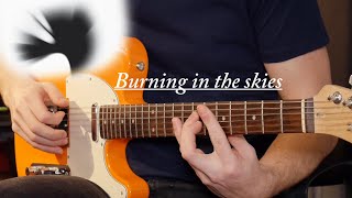 Linkin Park - Burning in the skies - Guitar Cover HD (w. Solo)