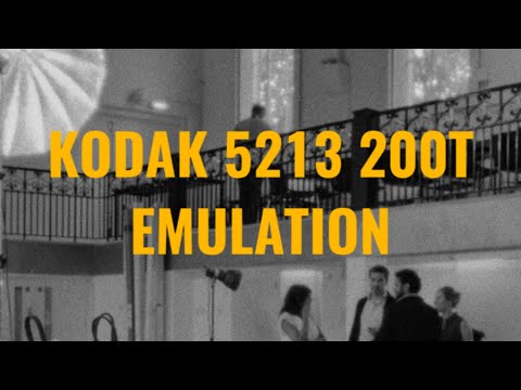 Kodak 16mm 5213 200T Emulation [Before And After]