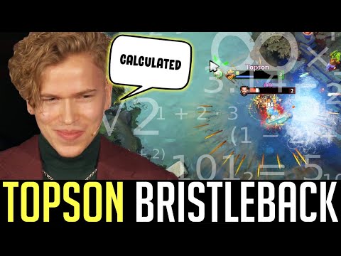 Topson 200 IQ BRISTLEBACK Mid - ALL CALCULATED DOTA 2