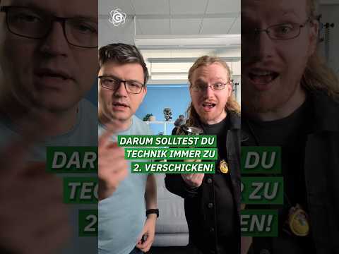 Darum solltet ihr Elektronik solltet immer zu zweit verschicken!
