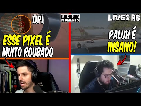 RAZAH MOSTRA PIXEL MUITO OP NO LITORAL, PALUH É INSANO! 190 DO LAGONIS - MELHORES MOMENTOS LIVES R6
