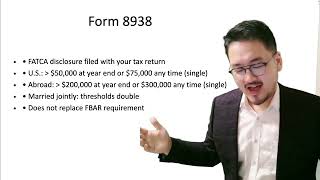 Form 8938 Detailed Guide: Thresholds and Filing Requirements