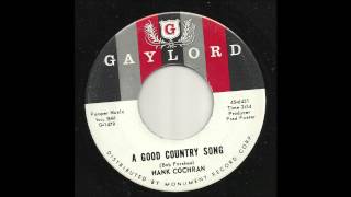 Hank Cochran - A Good Country Song