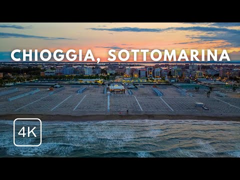 Chioggia, Sottomarina Italy | 4K aerial tour