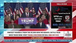 WATCH: Mike Lindell encourages Wisconsin rallygoers to get involved, get out the vote for Pres Trump