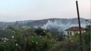 preview picture of video 'Penafiel, Incêndios bem perto das casas'