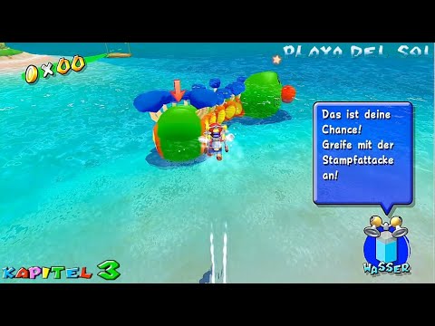 Super Mario Sunshine (3D All-Stars) Playa del Sol - Wilder Wiggler-Widerstand