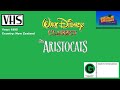 Opening And Closing To The Aristocats Walt Disney Home Video VHS New Zealand 1995