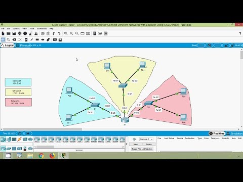 Connect Different Networks with a Router Using Packet Tracer