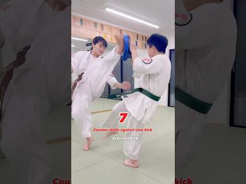 7種類のカウンター(前外下段に対して) 7 counter drills against low kick #大谷道場 #空手#kyokushin#karate#martialarts #shorts