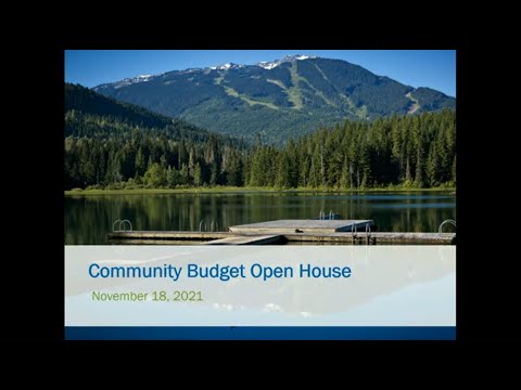 2022 Budget Community Open House video