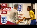 360° Tunnel Cam | Neymar Jr and Vardy Swap Shirts at Full Time