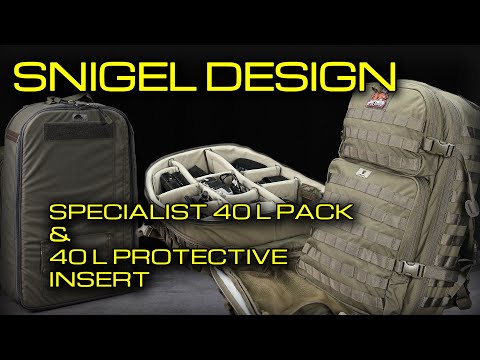 SNIGEL DESIGN SPECIALIST 40 L PACK & 40 L PROTECTIVE INSERT