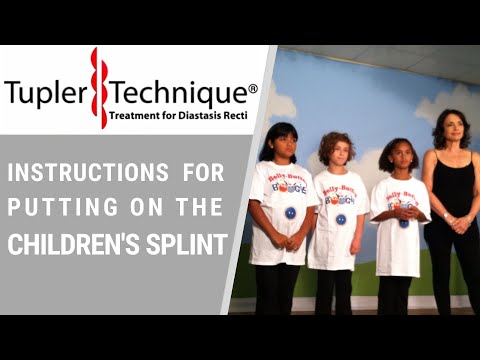 Children's Instructions Video for Putting On Splints