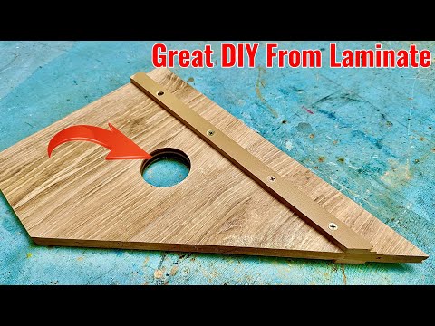 You Won’t Believe This DIY Saw Guide – Made from Scrap Laminate!