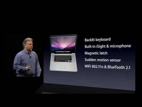 Apple Macworld 2009 Keynote - Introduction of the 17" Unibody MacBook Pro (part 1)
