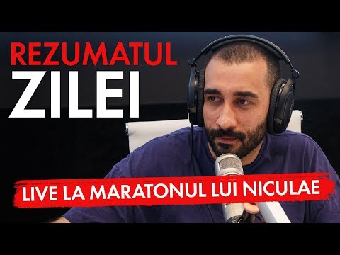 Șiiii... Vali Dobrogeanu! Rezumatul Zilei a fost prezent la Maratonul lui Niculae, ediția a IV-a!