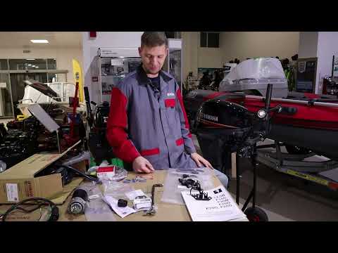 Подключаем дистанционное управление к румпельной YAMAHA F25G