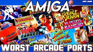 The Worst Ranked Amiga Arcade Ports (Time Stamps) #amiga #commodoreamiga #amiga500