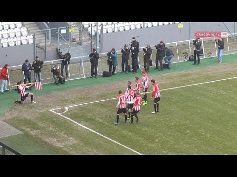 Oryginalna cieszynka piłkarzy Cracovii z Treningu Noworocznego