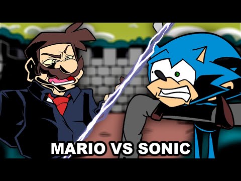 Secret Histories Mario Vs Sonic (Dictator Cover) - Mario Madness V2 FNF