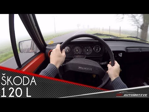 SKODA 120 L 1987 POV Test Drive + Acceleration 0 - 130 km/h