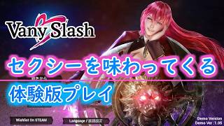 【ネタバレ注意】セクシー&熱血なアクションRPGと聞いて体験してきました「VanySlash（ヴァニースラッシュ）」体験版プレイ【Steam】