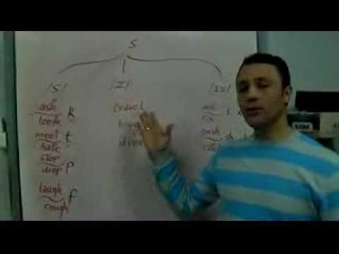(Mr.Ayman Kotb) How to pronounce the s at the end of verbs and nouns