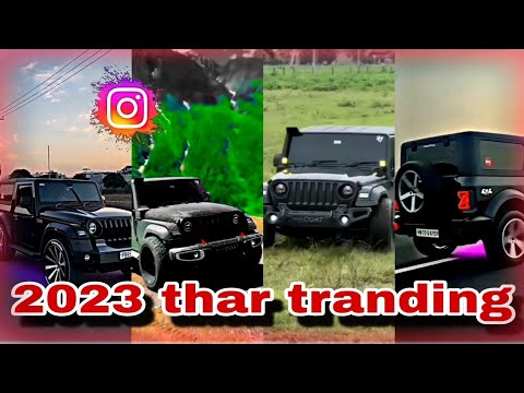 Part :-33|🔥Top Trending Super thar | Viral tiktok videos🔥| World Famous Car 2023🔥| #car #reels