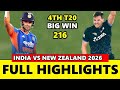 NZ VS IND 4th T20 HIGHLIGHTS Indvsnz 4tht20